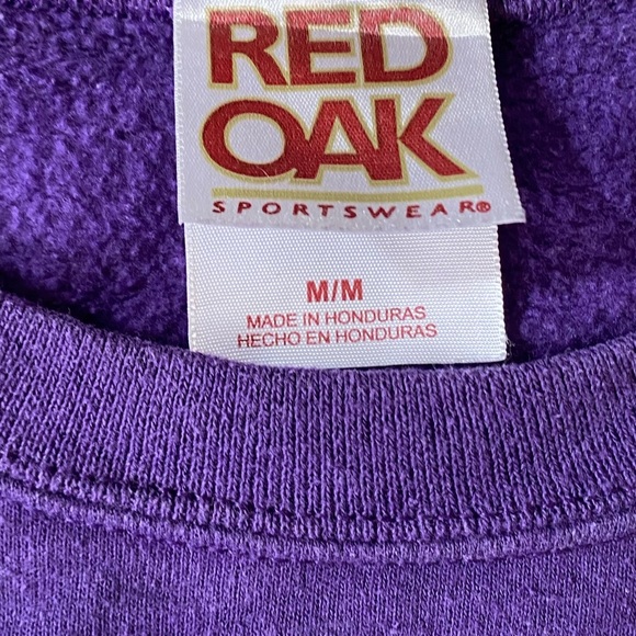Red Oak Purple LSU Tigers Crewneck Sweatshirt Men’s Size Large - Picture 3 of 6